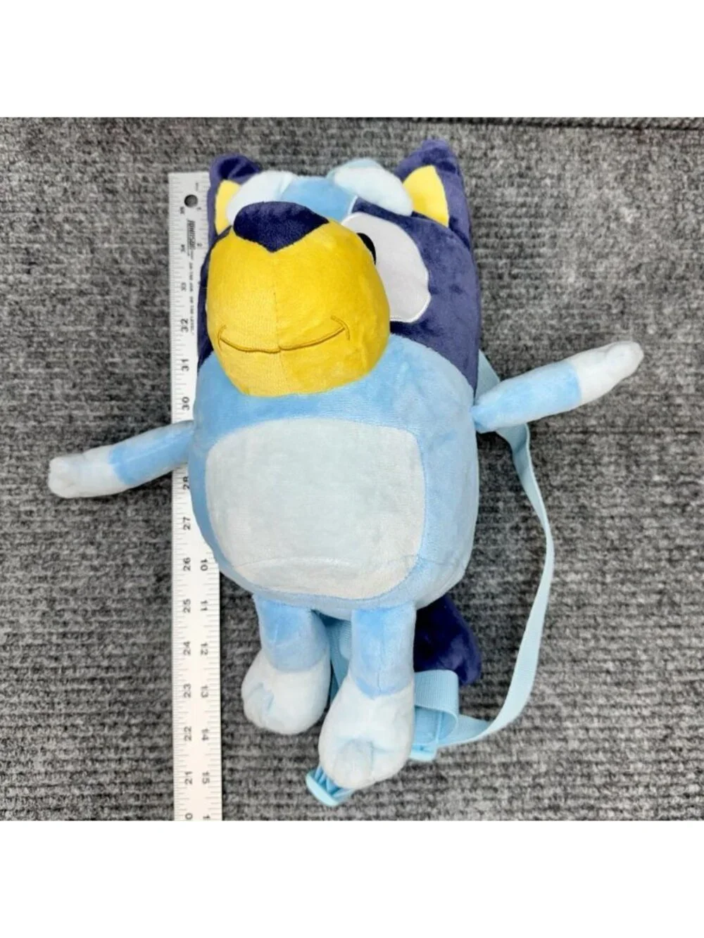 Bluey Plush Backpack Bag 16” Ludo Stuffed Animal Dog Adjustable Straps EUC